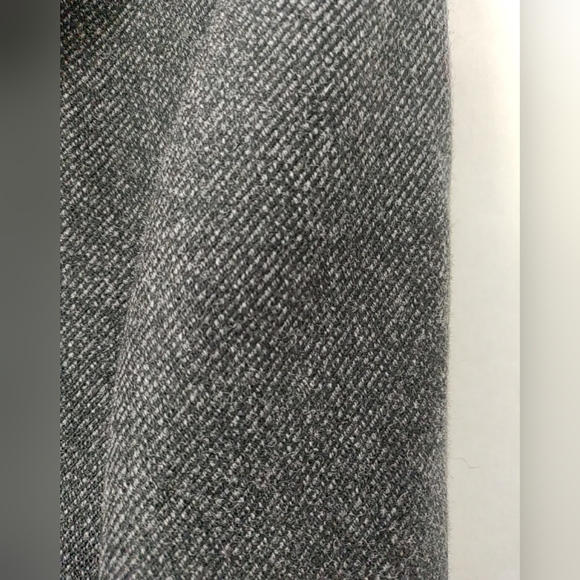 Macy's Jacobson’s Long Overcoat Men's Large Black Wool coat Winter Jacket EUC - Picture 8 of 13